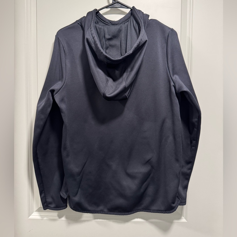 Under Armour Essential Fleece Black Hoodie - Picture 3 of 8